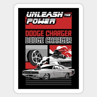 Retro Charger SRT Car Magnet